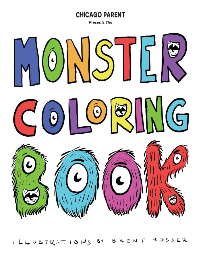 Free Download - Monster Coloring Book