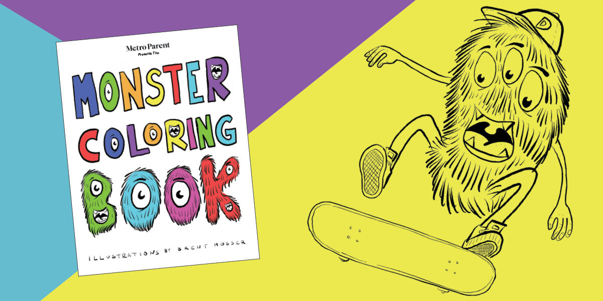 Free Download - Monster Coloring Book